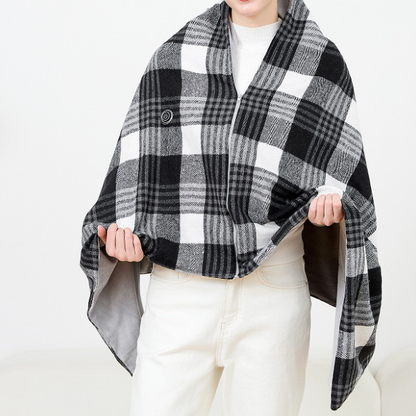 Couverture Chauffante à Carreaux Électrique USB