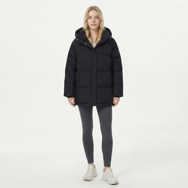 Manteau femme cosy et ample matelassé