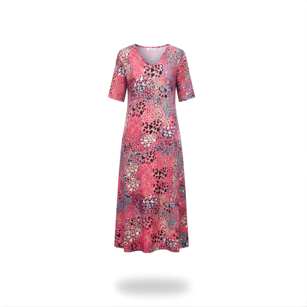 Robe midi fleurie